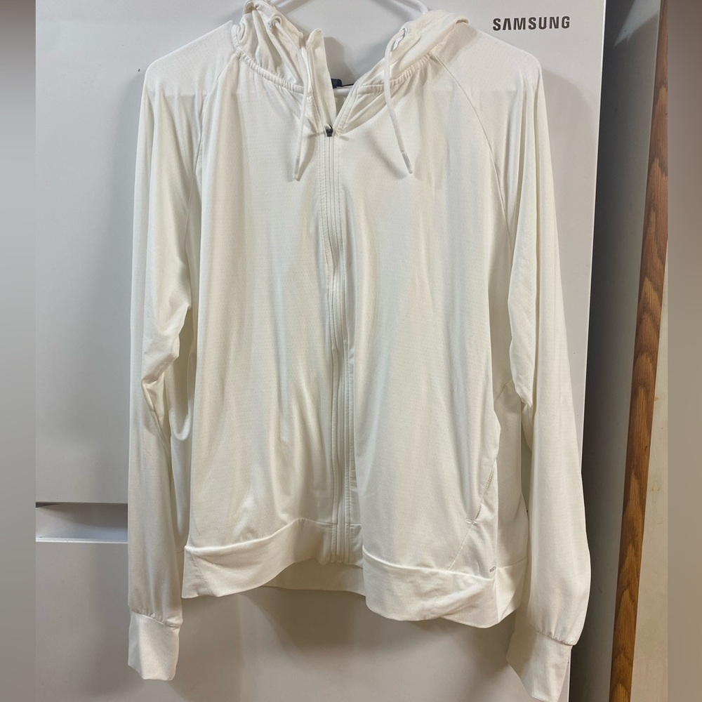 Mondetta Ivory Zip-Up Hoodie